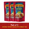Natura's Cheese Pasta Sauce, 7.1oz. Pouch (Pack of 3)