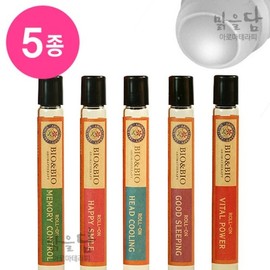 Bio-functional aroma roll-on 5 types 10ml - deep sleep/memory/cooling/power/mood / 바이오 기능성 아로마 롤온5종 10ml-숙면기억쿨링파워기분