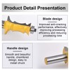 HOHXEN 2 Pcs 1/2" Shank Frame Crown Mitered Door &