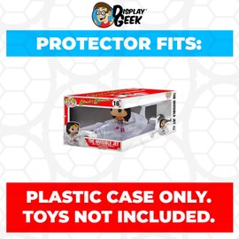 Display Geek, 1 x Plastic Pop Protector Compatible with The Invisible Jet with Wonder Woman #16 Funko Pop Rides Box, Kollector Protector