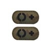 2 PCS AliPlus O+ POS Patches Blood Type Patches IR