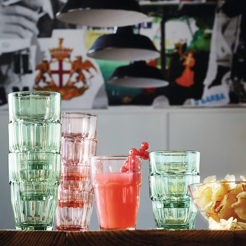 Bormioli Rocco Rock Bar 12.5 oz. Long Drink Stackable Tempered