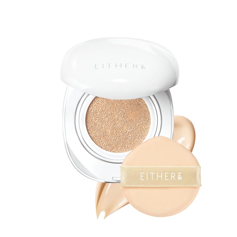 EITHER Base De Maquillaje Glow Pixel Cushion, Fórmula Para El