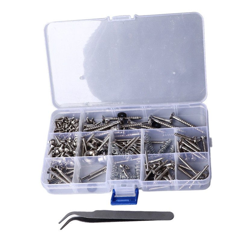 Guitar Repair Screw Kit Electric Acoustic Guitar Mounting Screws Strap