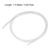 sourcing map PTFE Tube 4.9Ft - ID 4 mm x