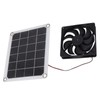 10W Solar Panel Exhaust Fan Waterproof Solar Powered Attic Ventilator