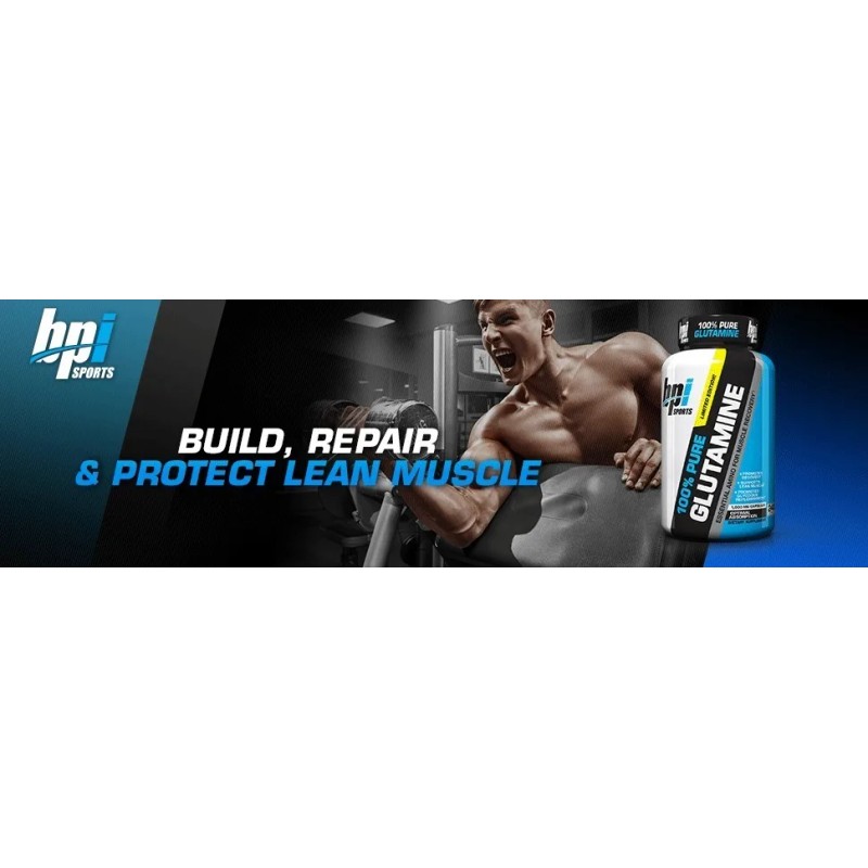 Bpi Sports 100% Glutamina 1 Gr 240 Caps Recuperación Músculo