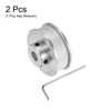 HARFINGTON 2pcs 2GT Timing Pulley 60 Teeth 8mm Bore 40mm