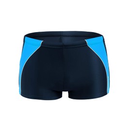 sesto senso Boys' Swimming Trunks Tight Swimwear Swimming Shorts, Bd 636 - Dark Blue