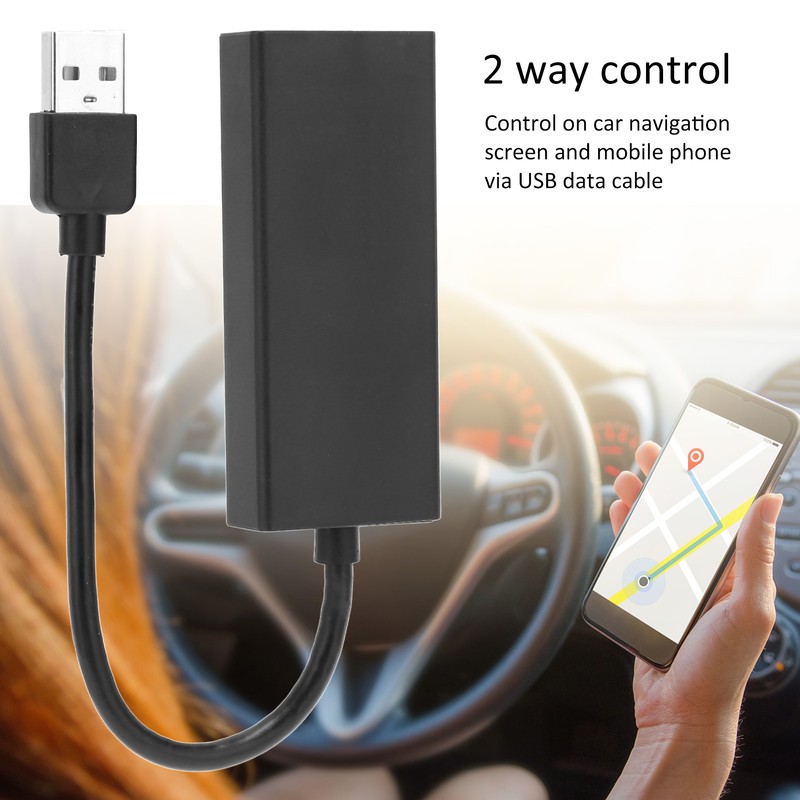 USB Wired Carplay Dongle Adapter Voice Control for Android Phone
