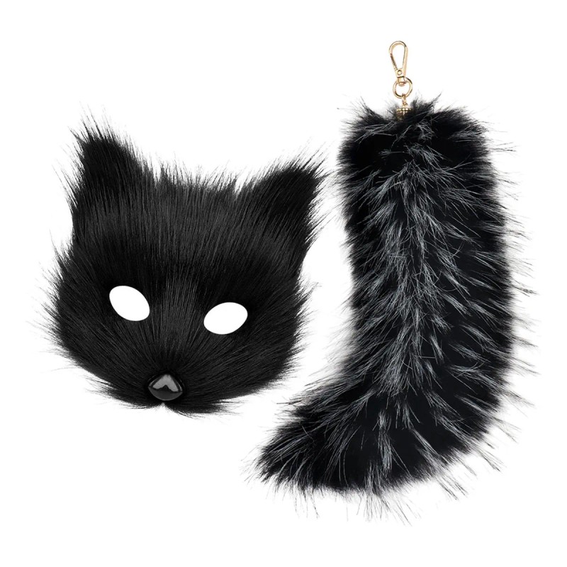 Máscara Y Cola De Therian, Accesorios Creativos Para