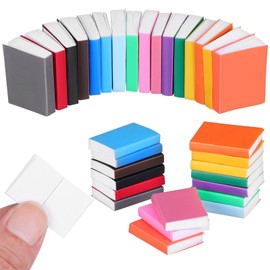 JECOMPRIS 32pcs Colorful Miniature Books: 1:12 Scale Mini Books Tiny Mixed Color Books Small Dollhouse Colorful Books for Dollhouse Accessory