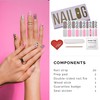 NAILOG Semi-Cured Gel Nail Strips, 20 Strips, Long Lasting, Salon-Quality,