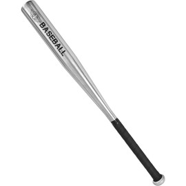 normani Wooden or Aluminium Baseball Bat with Non-Slip Grip Colour Aluminium Size 38