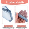 ValueBargain Mesh Pencil Case, 4 Pcs Nylon Zipper Pouches, Portable