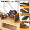 5Rcom Record Player Stand with Vinyl Storage Shelf, Wooden Record