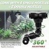 LANUEVA Reptile Humidifier, Quieter Mister Fogger for Terrarium with 4