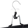 Relaxdays Metal Trouser Hangers Pack of 5, 360° Swivel Hooks,