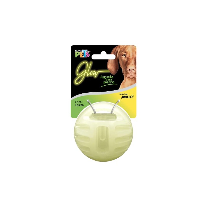 Fancy Pets Juguete Pelota Glow para Perro Que Brilla en