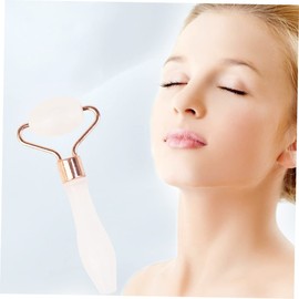 Beavorty Skin Roller Face Roller Massage Roller for Face Facial Roller Face Massage Roller Skin Care Massage Tool Scraping Tool Facial Massager Roller Massager Jade White Eyes