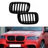 XOPIYAO Front Kidney Single Slat Grille Compatible with 2007 2008