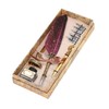 Feather Pen Set with 10 Interchangeable Nib Fire Lacquer Wax