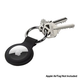 Scosche ATHS1AC-4PKSP FoundIt Silicone Protective Key Ring Holders for AirTag, 4-Pack