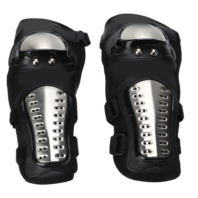 1 Pair Motorcycle Elbow Guards Adjustable 90 Degree Bend Prevent