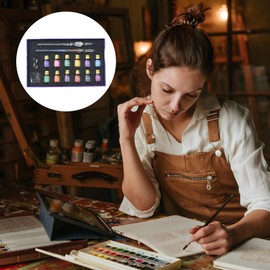 Toyosport Glass Calligraphy Pen Set for Beginners Adults, Crystal Dip Pens Color Ink, 2 Glass Pens, 10 Colors of Ink, 7ml Bottles