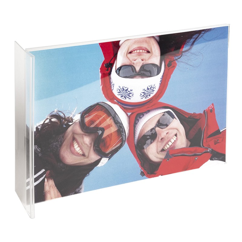 Exacompta 85158D Brochure Holder DIN A5 Portrait Format Shockproof Acrylic