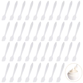 200pcs Cosmetic Spatula Mini Spatula Plastic Mask Face Cream Aesthetic Spatula Plastic