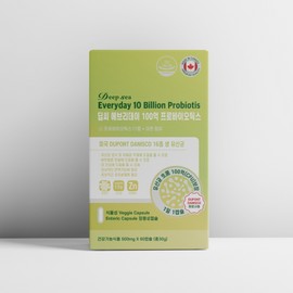 [Dongshin Healthcare] Deep Sea Everyday 10 Billion Probiotics 500mg x 60 Capsules 60 Capsules / [동신헬스케어] 딥씨 에브리데이 100억 프로바이오틱스 500mg x 60캡슐