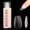 480PCS Aieenjor Nail Tips Short Nails, Full Coverage Nail Frosted