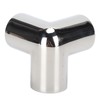 3 Way Corner Tee Joint 316 Stainless Steel Mirror Polished