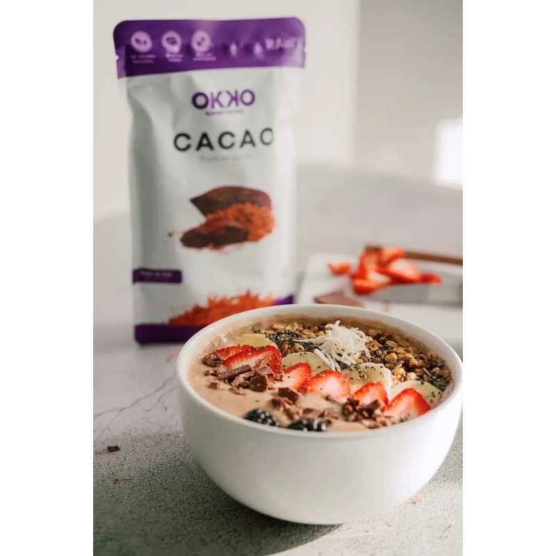 Cacao En Polvo Okko 200g Bolsa Calidad Premium