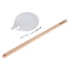 Pizza Shovel with 60cm Removable Wood Handle NonSlip Round Pizza