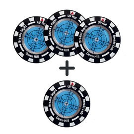 Golf Marker, Level, Stylish, Popular, Golf Putter Practice, Original, Level, Incline, Golf Present, Gift, Father's Day, Competition (2 Pieces)