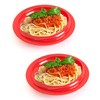 pekokavo Spill Proof 9.2" Scoop Plate with Non-Skid Suction Base,