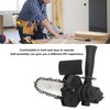 Electric Chainsaw Bracket Balck ABS Handle Cordless Chainsaw Adapter with