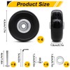 Forhandy Suitcase Wheels Replacement Wheels 4 Pieces 50 x 18