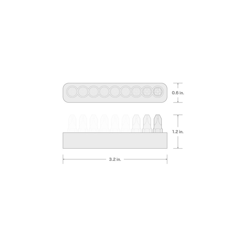 TEKTON 1/4 inch Clutch and Spanner Security Bit Set with