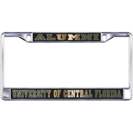 UCF Central Florida Mirrored Alumni License Plate/Tag Frame