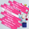 12Pcs Bachelorette Sashes Hot Pink, Bride to Be Team Bride