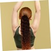 TOVINANNA Deep Curl Ponytail Hair Wig Human Hair Extension Wig