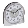 Atlanta Alarm clock without ticking quartz analogue silver - 1996-19
