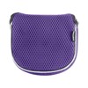 Andux Mesh Mallet Putter Cover Golf Putter Head Covers Purple,