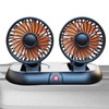 Portable Fan for Car, Auto Double Head Cooler for Dashboard,