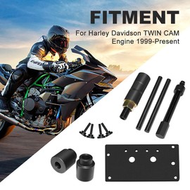 QNCKJZV Inner Cam Bearing Installer Puller Tool For Harley All Twin Cam 88/93/96/103/110 Models (1999-2017)