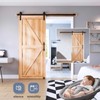 EaseLife 6.6 FT Sliding Barn Door Track and Handle Hardware