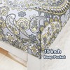 JSD Paisley Sheet Set Queen Size, 4 Piece Retro Pattern